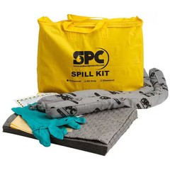 Brady Ska-Pp-Taa Spill Kit, 5 Gal Volume Absorbed Per Kit, Bag, Yellow