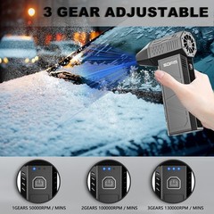 SDFM Electric Air Duster – 130000RPM Compressed Air Duster，3 Gear Adjusta