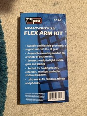 FA-22 Heavy-Duty 22-Inch Flex Arm Kit – Stiff yet Flexible Mounting