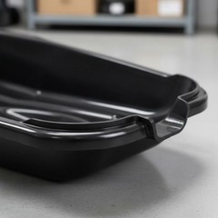 2.5 L Motorcycle Oil Drain Pan Sturdy Plastic Anti Splash Oil Pan for Mechanics