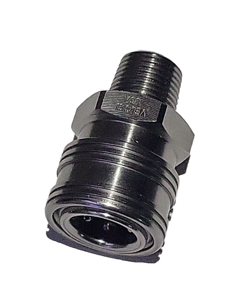 Prima 3/8 NPT Quick Connect Coupler Male Stainless Steel – MTM Veloci – USA