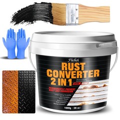 Rust Converter Paint 36oz – 2 in 1 Metal Primer & Rust Inhibitor for Automotive