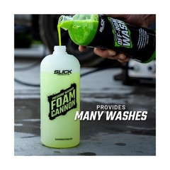 Slick Products Off-Road Wash (64 oz.) + Pressure Washer Foam Cannon Bundle ̵
