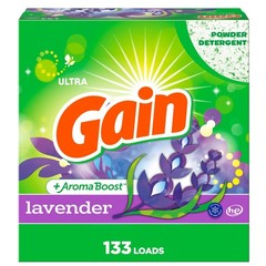Gain Powder Laundry Detergent, Lavender Scent, 133 123 Ounce (Pack of 1)