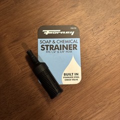 Forney 75172 Pressure Washer, Soap & Chemical Strainer, 1/4″ and 3/8 Hose