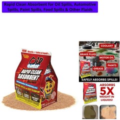 Fume-Free Spill Control – Safe for Kids & Pets, 1.6 lb Eco-Friendly Absorbent