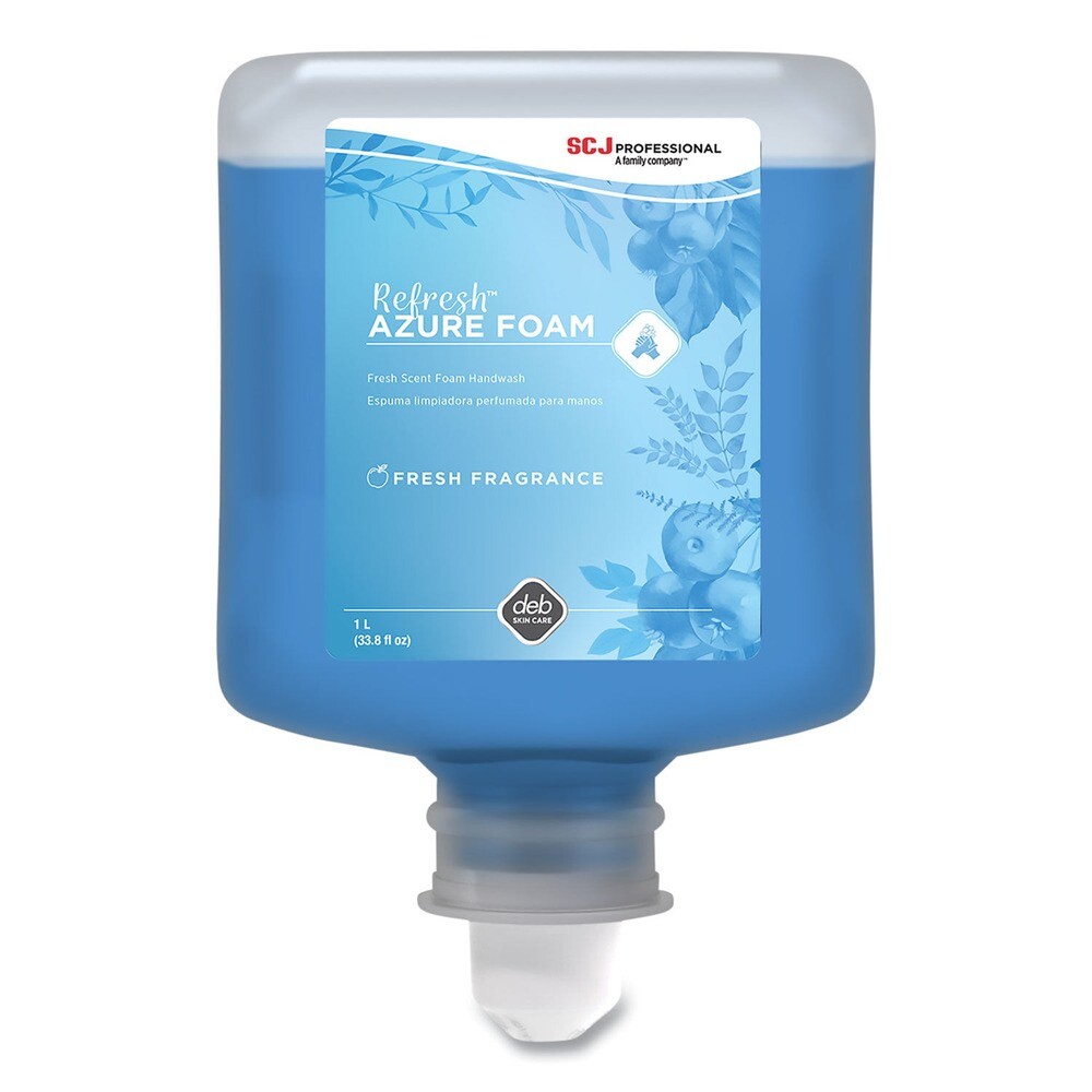 SC Johnson AZU1L 1 L Refresh Foaming Hand Soap Refill – Fresh Apple (6/CT) New