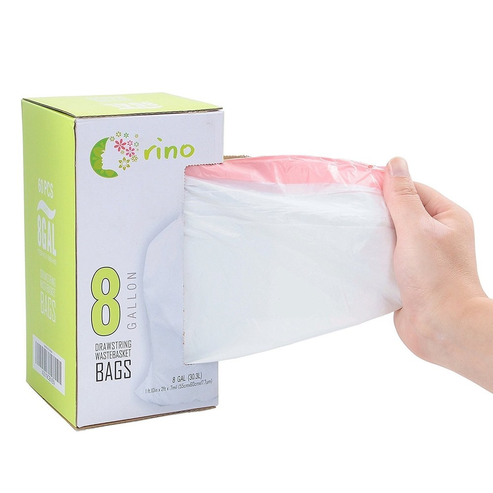 Orino Ultra Strong Garbage Bags 8 Gallon Trash Can Liners for Kitchen and Off…