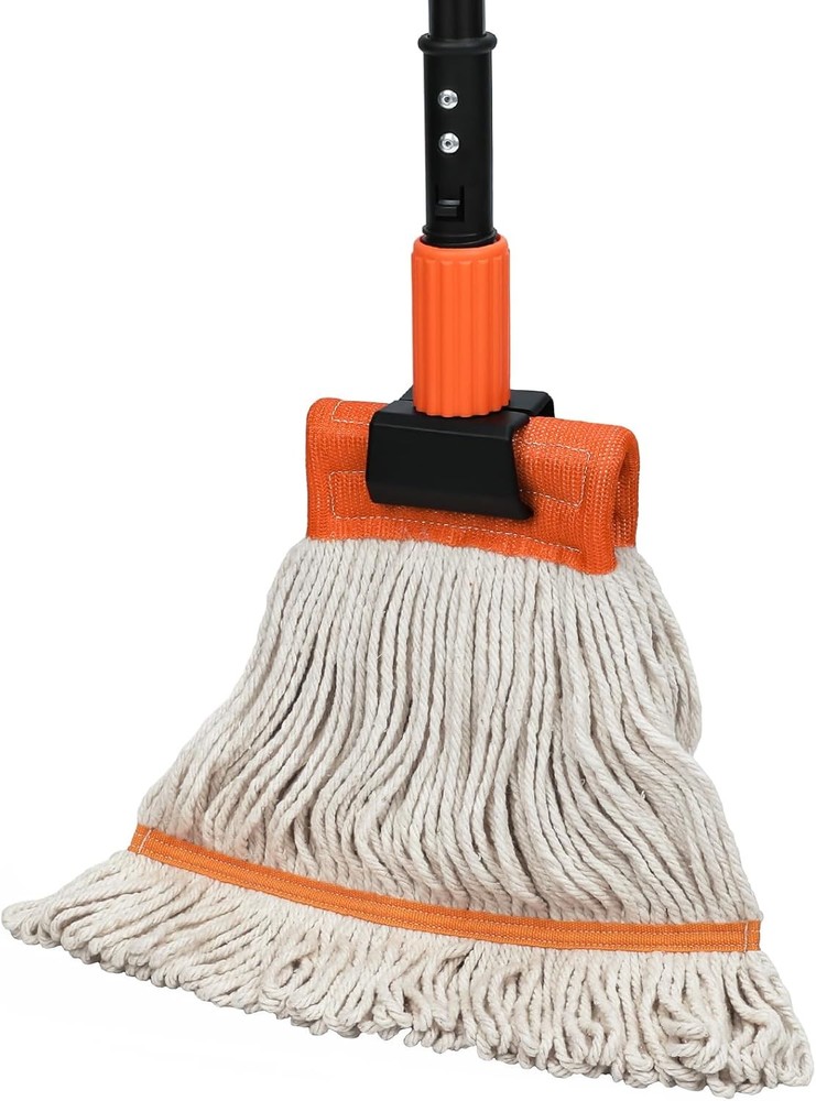 Commercial Mop, 58″ Heavy Duty Industrial Mops for Floor Cleaning, String Cotton