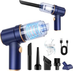 KMM Handheld Car Vacuum Cleaner, 9000Pa Vacuum Cleaner and Air Duster, 120W High