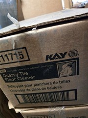 = Ecolab Kay Quarry Tile Floor Cleaner 2 Gallon Bib Bags 2 Bags Per Box #1111715