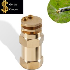Boomless Spray Nozzle kit 1/2 inch FPT #20 Orifices 90° 180° Caps 5.9 GPM 40 PSI