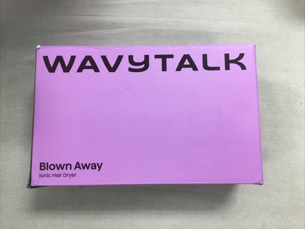 Wavytalk 1875W Ionic Hair Dryer with Diffuser & Comb – Fast Drying for Curls