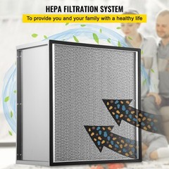 VEVOR HEPA Filter Replacement Filter Pleated Air Filter 24 x 24″ x11.5in