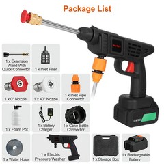 Cordless Pressure Washer Portable Electric Power Washer High Pressure