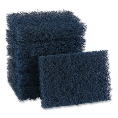 Boardwalk 188 3.5 in. x 5 in. Extra Heavy-Duty Scour Pad – Dark BL (20/CT) New