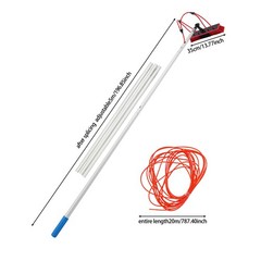 Outdoor Solar Panel Cleaning Brush Adjustable Pole Window Washing Cleaning Kit