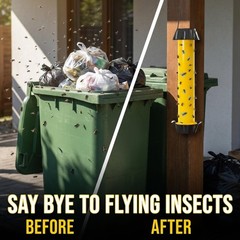 Sticky Fly Stick (2 Pack), for Mosquitoes, Trap YELLOW
