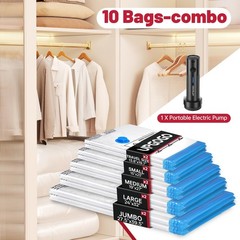 UPGOGO Vacuum Storage Bags with Portable Electric 10 Combo – EPump