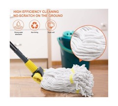 KeFanta Commercial Mop Heavy Duty Industrial Mop with Long Handle,60″ Looped-…