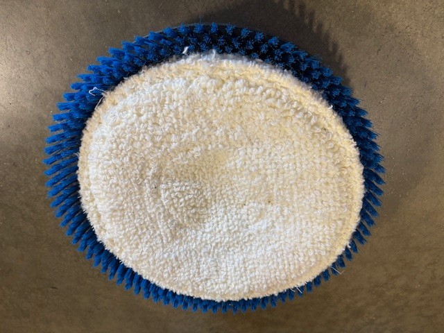 15″ CARPET BRUSH WITH BONNET FOR 17″ FLOOR MACHINES, 1D #7