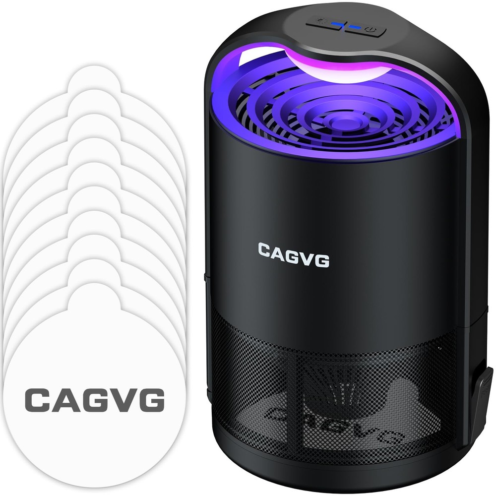 CAGVG Fly Trap Indoor, Fruit Traps for Indoors Flying Insect Gnat Black