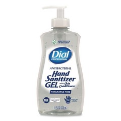 Dial Professional 35482EA 11 oz Gel Hand Sanitizer – Fragrance-Free New