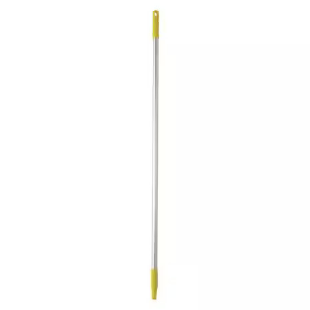 Vikan 29586 50″ Color Coded Handle, 1 In Dia, Yellow, Aluminum