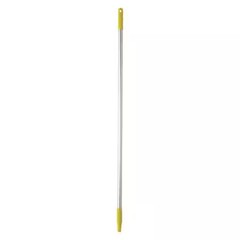 Vikan 29586 50″ Color Coded Handle, 1 In Dia, Yellow, Aluminum