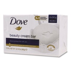 Dove CB614243 48-Pc/CT Light Scent 3.17 oz. Beauty Bar Soap – White New