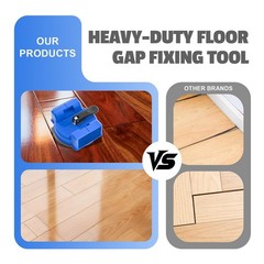 2PCS Floor Gap Fixer Tool, 2026 New Dual-Side 2pcs Kit, Blue