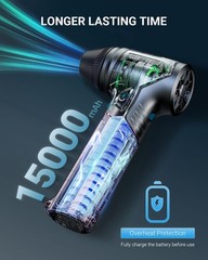 Vantrue T800 Cordless Air Duster 800g 3-Gear Electric Blower for Keyboard PC Car