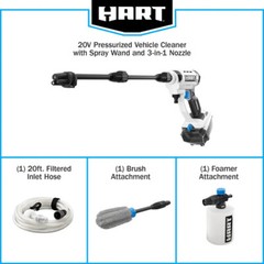 New Hart HGPC011VNM – 20V Pressurized Vehicle Cleaner (Battery Not Included)