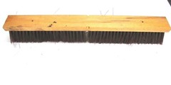 NOS! MAGNOLIA 24″ FLOOR BRUSH COARSE BROWN POLYSTRENE 3″ BRISTLES