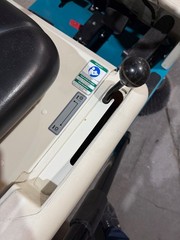 2017 Tennant 6100 Sub-Compact Ride-On Sweeper 338 Hours 36 Volt Electric