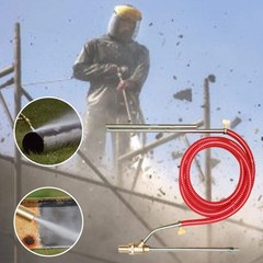 Selkie Pressure Washer Sandblasting Kit – Wet Abrasive Medium, Red