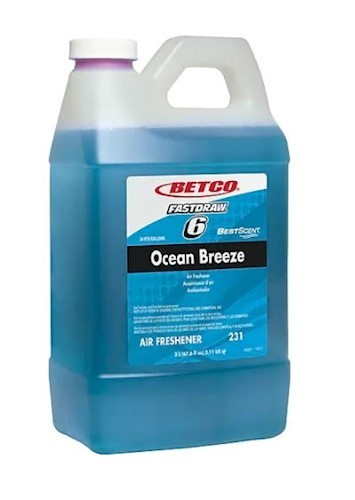 Betco BestScent Air Freshener Ocean Breeze 2L 16 Bottles Bulk 2314700