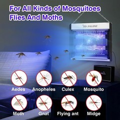 Bug Zapper Indoor 2026,4000V Mosquito Zapper for Home,12 in Mosquito Trap,USB,p