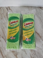 2 Libman Gator Mop Refills Super Absorbent Tear Resistant #03021