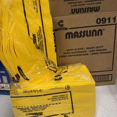 0911 24″ x 24″ Masslinn Dust Cloths – Yellow (50/Bag 2 Bags/CT) New Chicopee 100