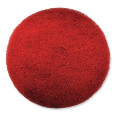 SC Johnson 311181 EZ CARE 20″ Heavy-Duty Scrub Pad – Red/Gray (5/CT) New