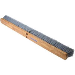 PRO SOURCE 36″ Wide Polypropylene Push Broom Head: Wood block, Handle Not Incl