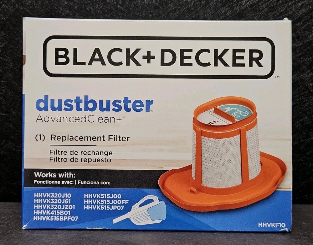 Black+Decker Dustbuster AdvancedClean+ Replacement Filter HHVKF10 Accessory New