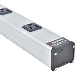 48″ 10 Outlet Aluminum Power Strip with 6-ft Cord ETL/cETL
