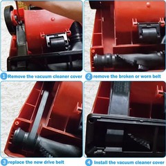 Vacuum Belt for Eureka Power Speed Part E0205 Black