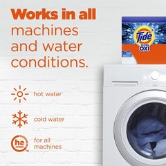 Tide Ultra OXI Powder Laundry Detergent 114 Ounce (Pack of 1)