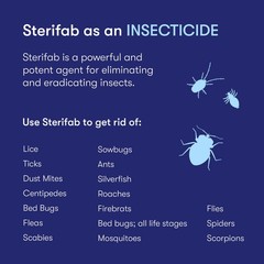 16 oz Steri-fab Bed Bug Pest Control Insecticide Deodorizer, Fungicide etc