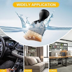 3 PCS Car Detailing Brush, Car Interior Cleaning Dust Brush, Soft Bristle Cleani