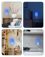20 Pcs Refill Cartridges for Stem Flying Insect Light Trap, Replacement Blue