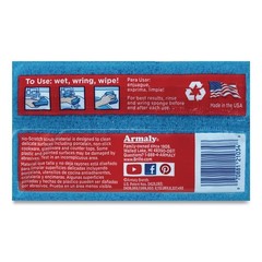 Brillo 21034 Estracell 4.5″ x 2.75″ No-Scratch Kitchen Sponges – Blue (8/CT) New